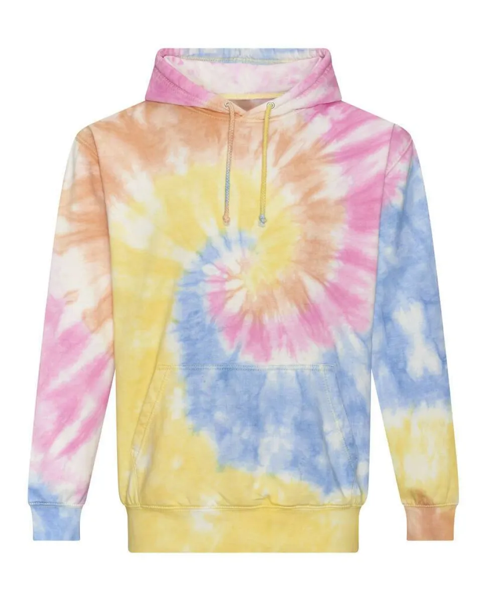 AWDIS JH022 - Sweat à capuche tie-dye