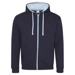 AWDIS JH053 - Sweat capuche zippé contrasté