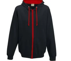 AWDIS JH053 - Sweat capuche zippé contrasté