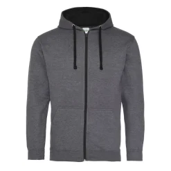 AWDIS JH053 - Sweat capuche zippé contrasté