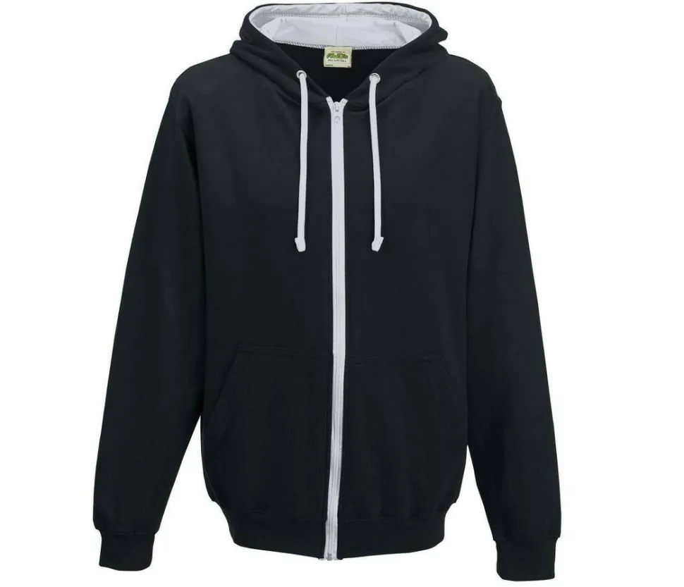 AWDIS JH053 - Sweat capuche zippé contrasté