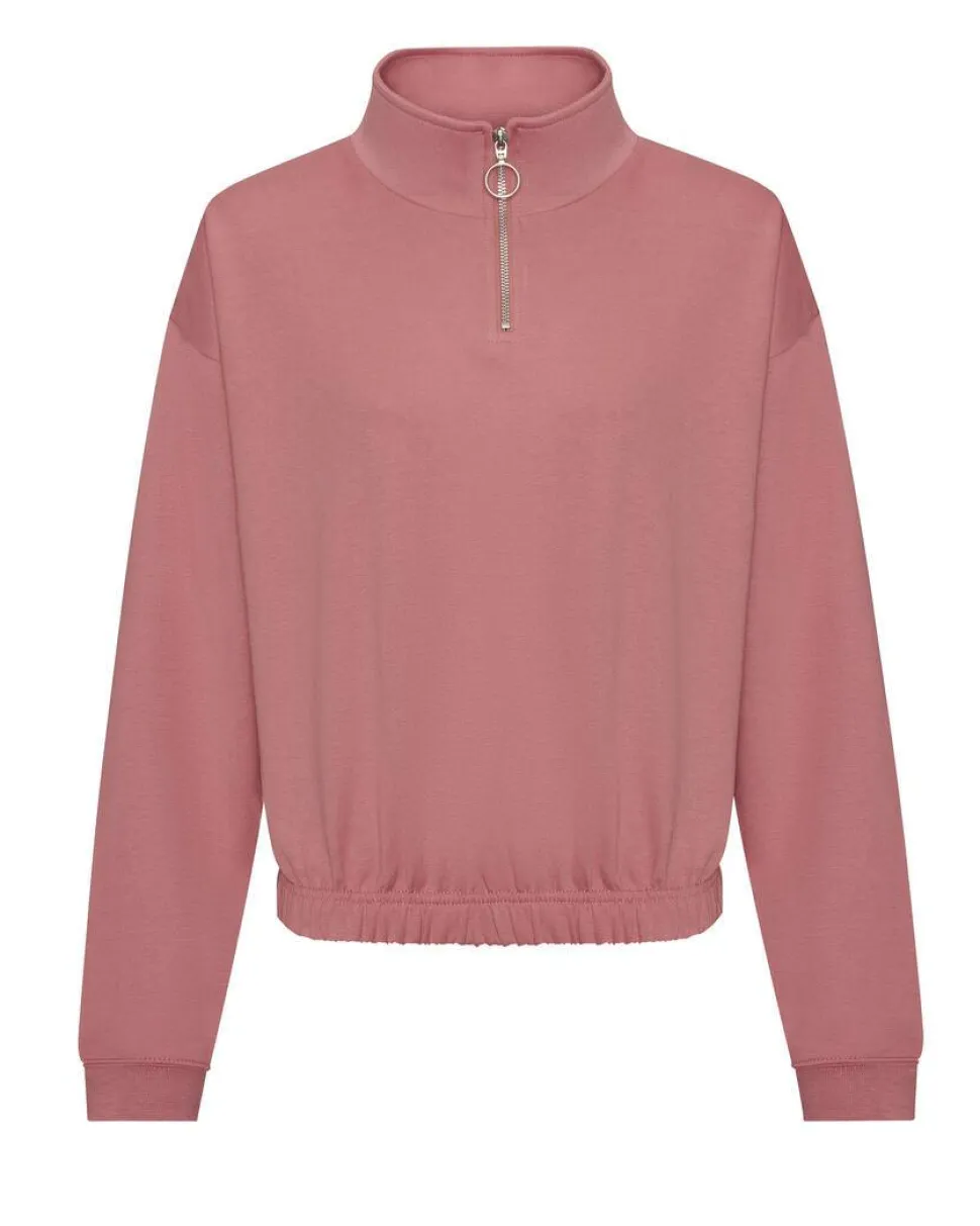 AWDIS JH037 - Sweat court col zippé femme