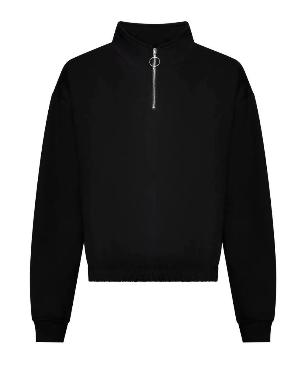 AWDIS JH037 - Sweat court col zippé femme