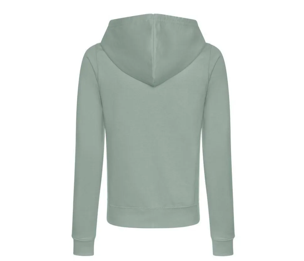 AWDIS JH050F - Hoodie Zippé Confort Femme en Coton Doux