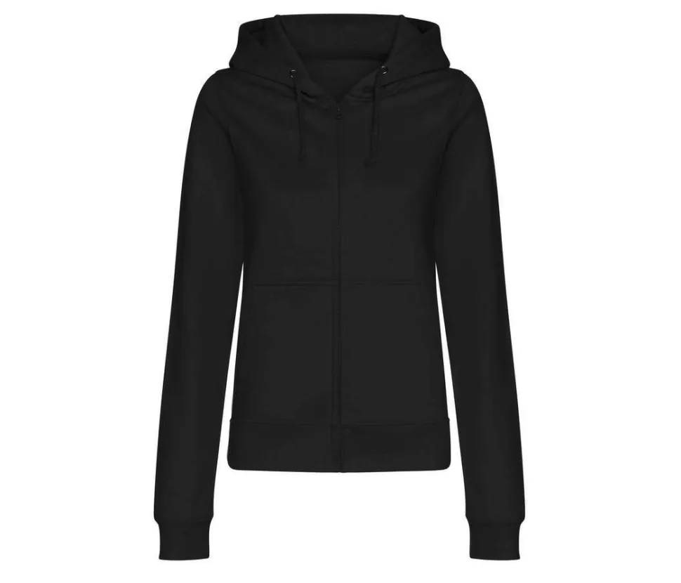 AWDIS JH050F - Hoodie Zippé Confort Femme en Coton Doux