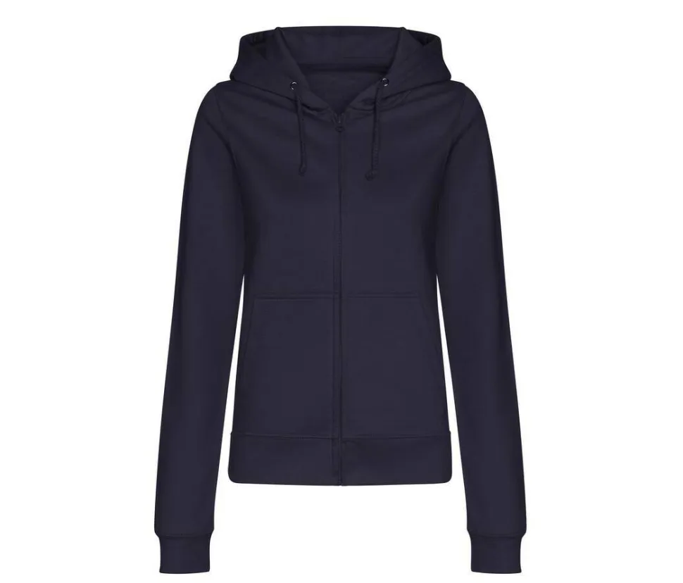 AWDIS JH050F - Hoodie Zippé Confort Femme en Coton Doux