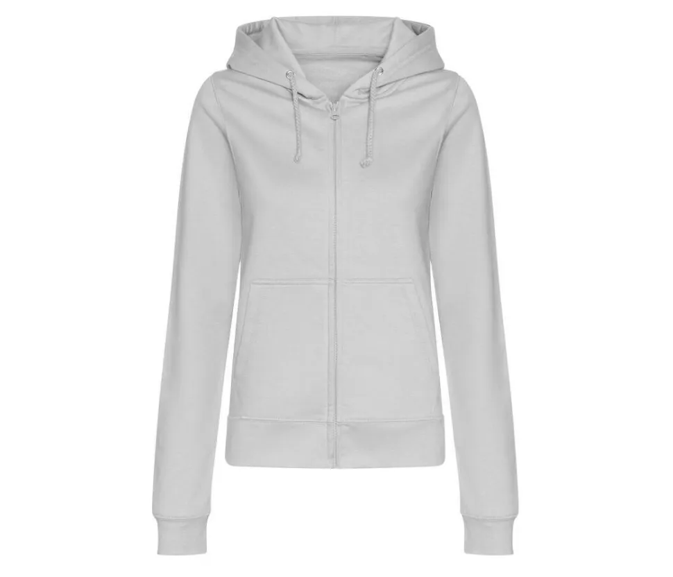 AWDIS JH050F - Hoodie Zippé Confort Femme en Coton Doux
