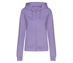 AWDIS JH050F - Hoodie Zippé Confort Femme en Coton Doux