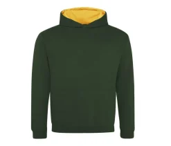 AWDIS JH03J - Sweat enfant capuche contrastée