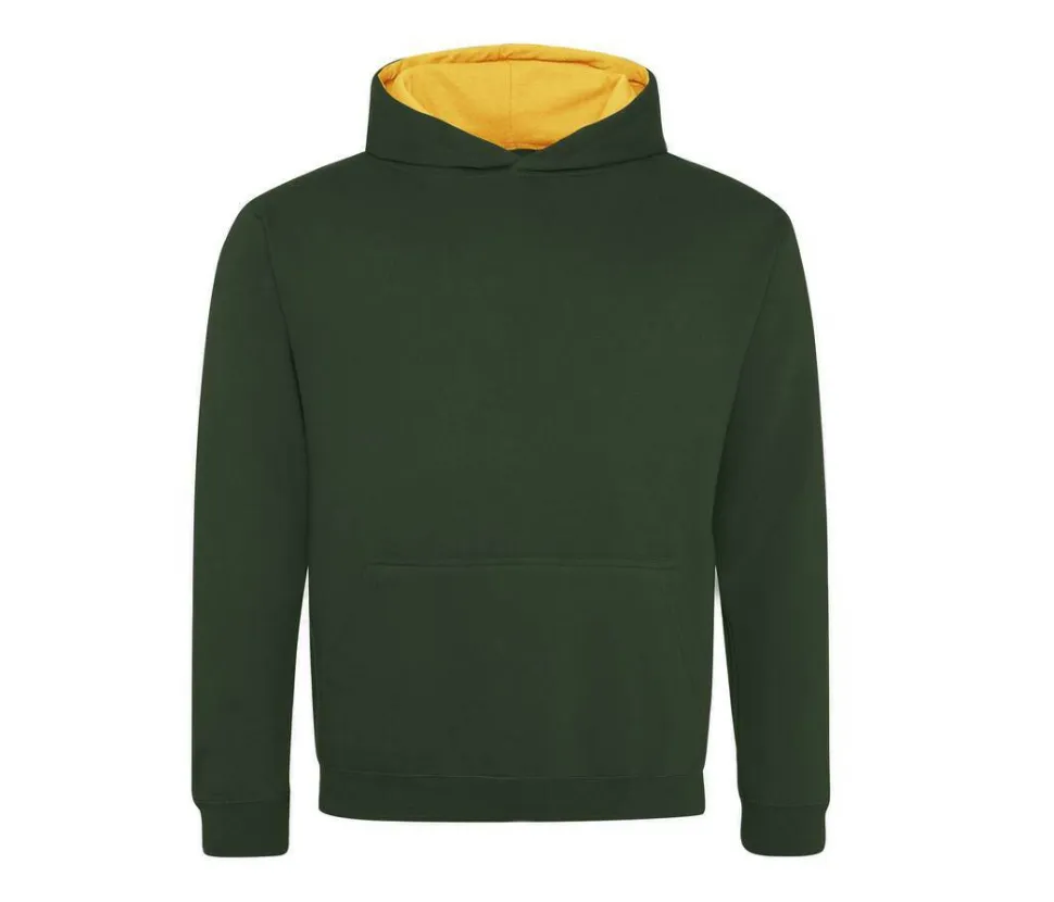 AWDIS JH03J - Sweat enfant capuche contrastée