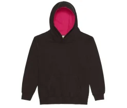 AWDIS JH03J - Sweat enfant capuche contrastée