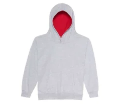 AWDIS JH03J - Sweat enfant capuche contrastée