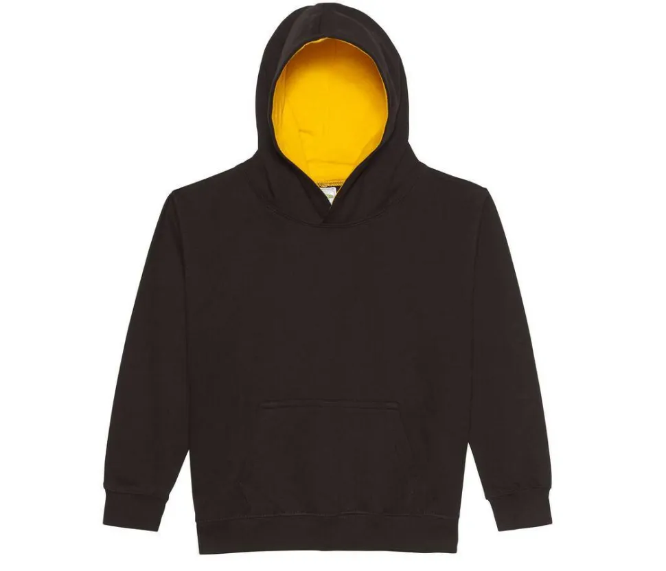 AWDIS JH03J - Sweat enfant capuche contrastée