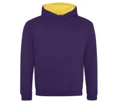 AWDIS JH03J - Sweat enfant capuche contrastée