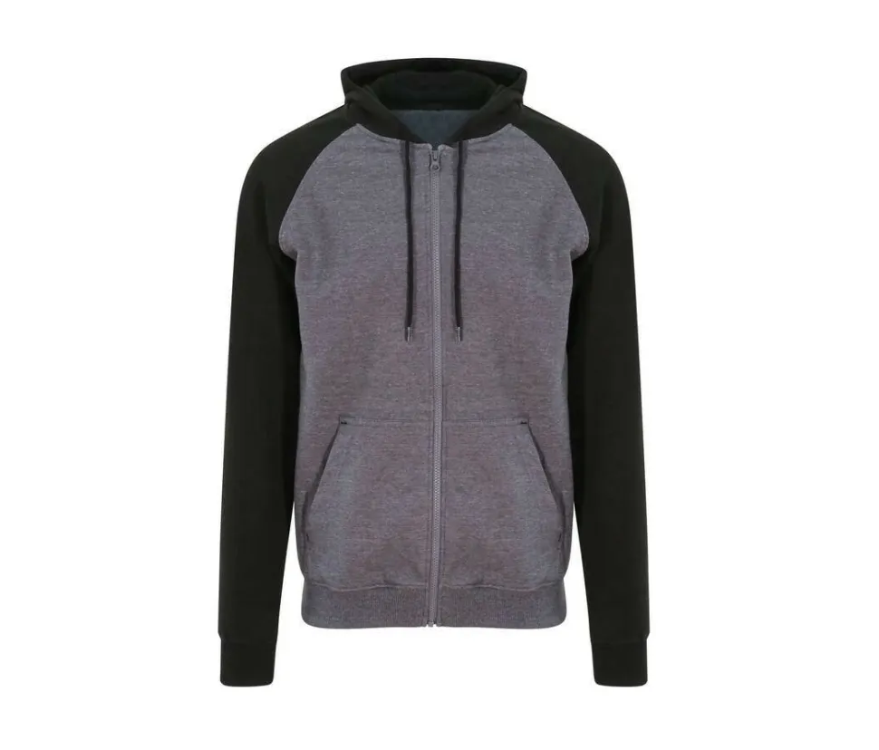 AWDIS JUST HOODS JH063 - Sweat Baseball Zippé