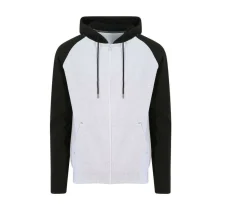 AWDIS JUST HOODS JH063 - Sweat Baseball Zippé