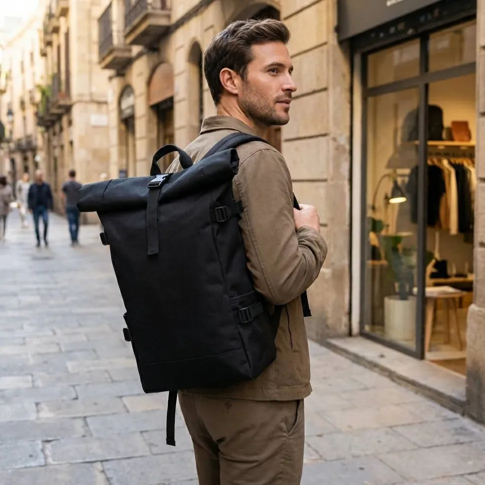 Bag Base BG858 - Sac À Dos Coloré Avec Rabat Enroulable