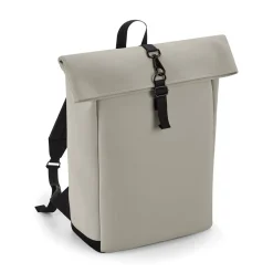 BagBase BG335 - Sac à dos avec rabat roll-top en polyuréthane mat