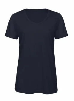 B&C BC058 - Tee-shirt col V femme Tri-blend