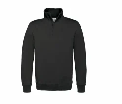 B&C BCID4 - Sweatshirt Col Zippé Homme