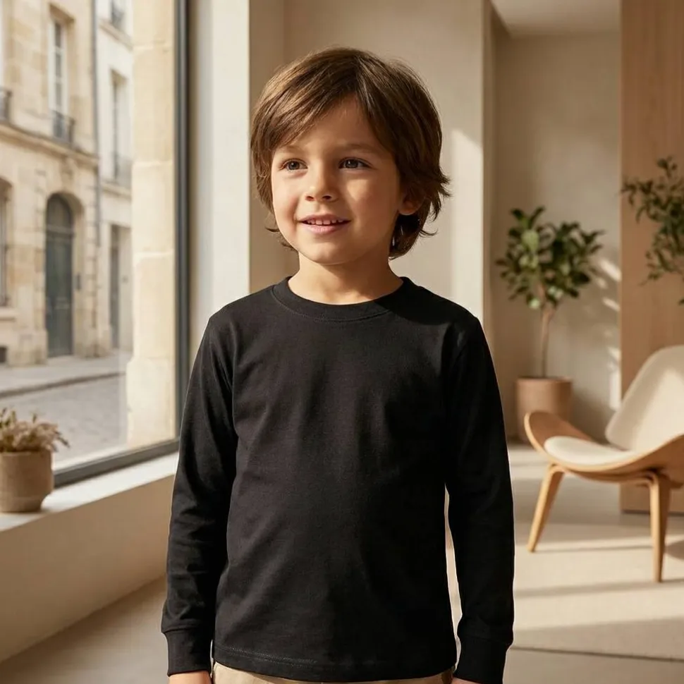 B&C BC01KLS - Tee-shirt manches longues enfant 150