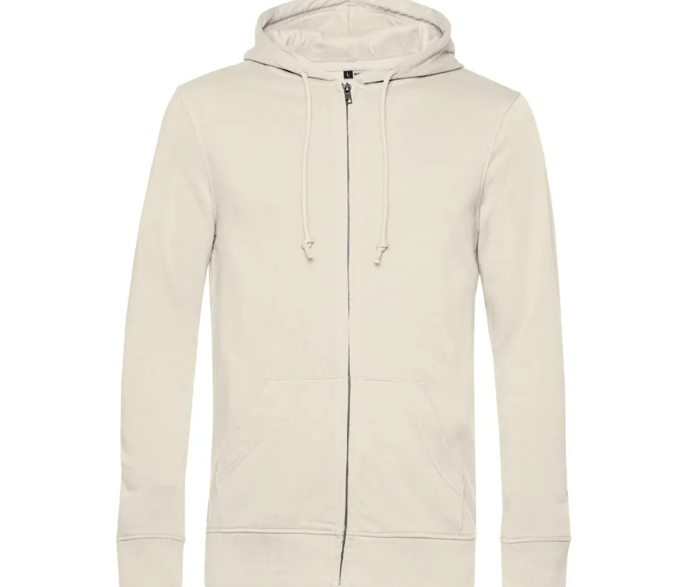 B&C BCU35B - Sweat capuche zippé organique