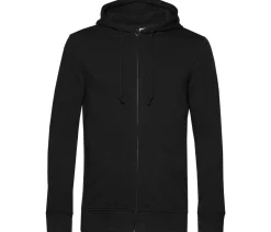 B&C BCU35B - Sweat capuche zippé organique