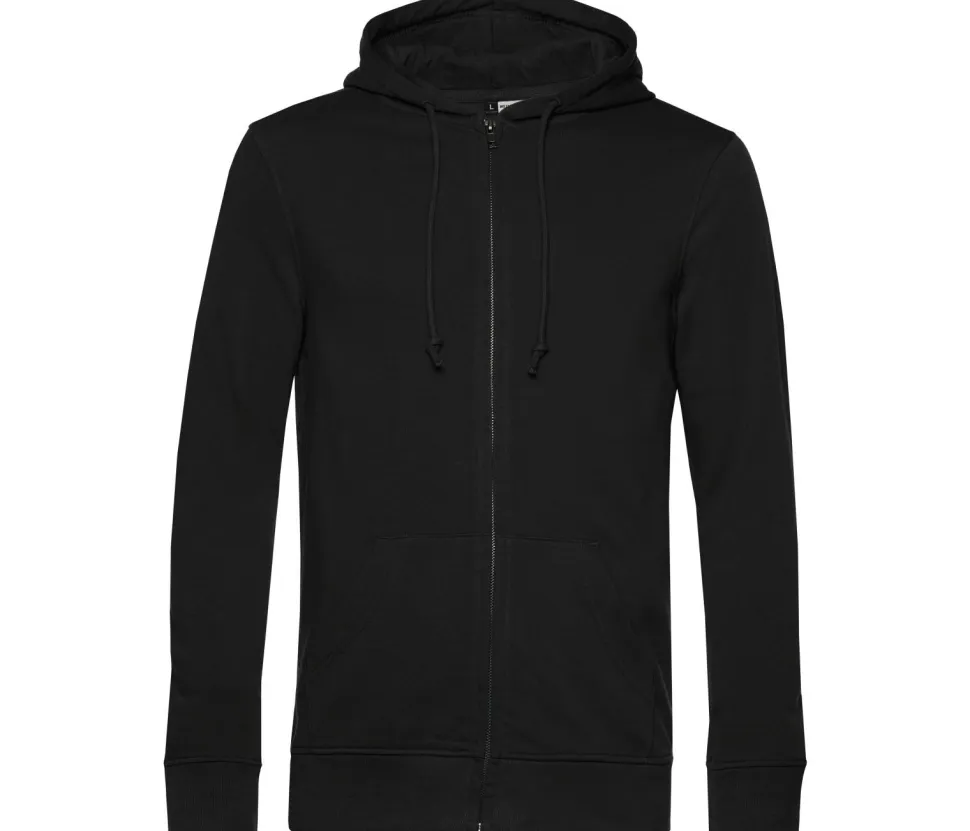 B&C BCU35B - Sweat capuche zippé organique