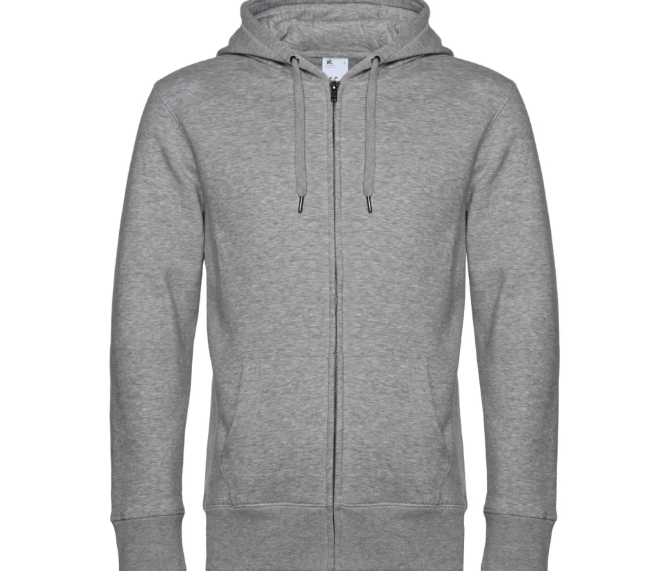 B&C BCU03K - Sweat Capuche zippé KING