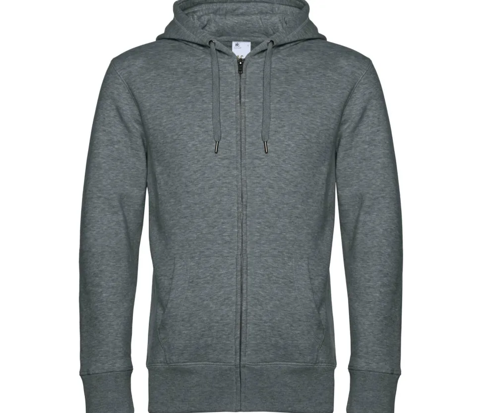 B&C BCU03K - Sweat Capuche zippé KING