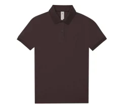 B&C BCW461 - Polo Femme Élégant en Coton Pré-Rétréci