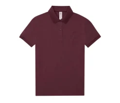 B&C BCW461 - Polo Femme Élégant en Coton Pré-Rétréci
