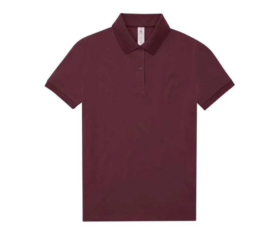 B&C BCW461 - Polo Femme Élégant en Coton Pré-Rétréci
