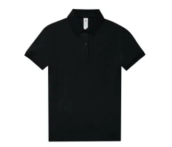 B&C BCW461 - Polo Femme Élégant en Coton Pré-Rétréci