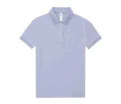B&C BCW461 - Polo Femme Élégant en Coton Pré-Rétréci