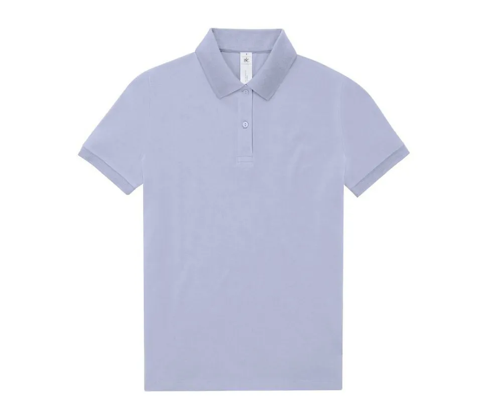 B&C BCW461 - Polo Femme Élégant en Coton Pré-Rétréci