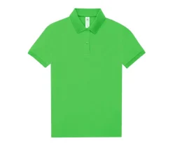 B&C BCW461 - Polo Femme Élégant en Coton Pré-Rétréci