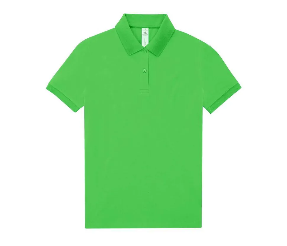 B&C BCW461 - Polo Femme Élégant en Coton Pré-Rétréci