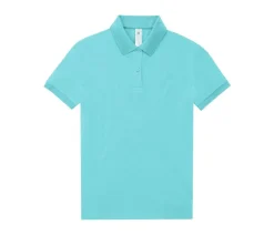 B&C BCW461 - Polo Femme Élégant en Coton Pré-Rétréci