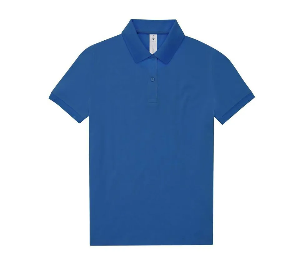 B&C BCW461 - Polo Femme Élégant en Coton Pré-Rétréci