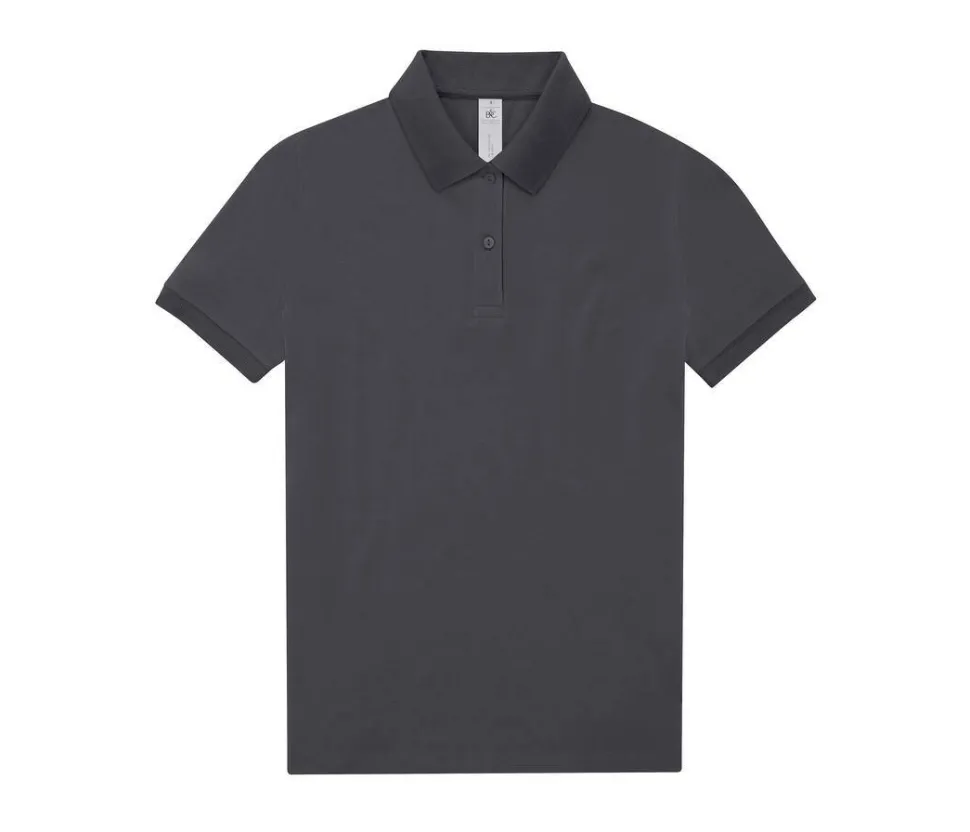 B&C BCW461 - Polo Femme Élégant en Coton Pré-Rétréci