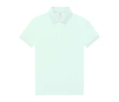 B&C BCW461 - Polo Femme Élégant en Coton Pré-Rétréci