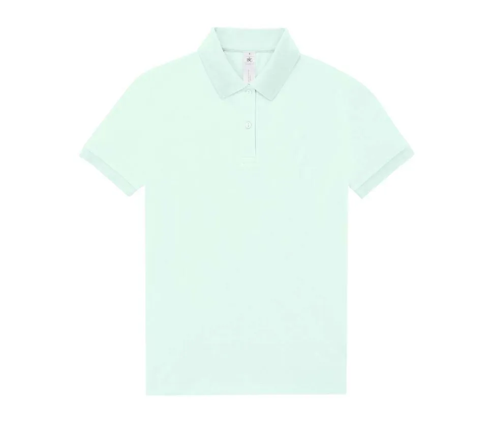 B&C BCW461 - Polo Femme Élégant en Coton Pré-Rétréci