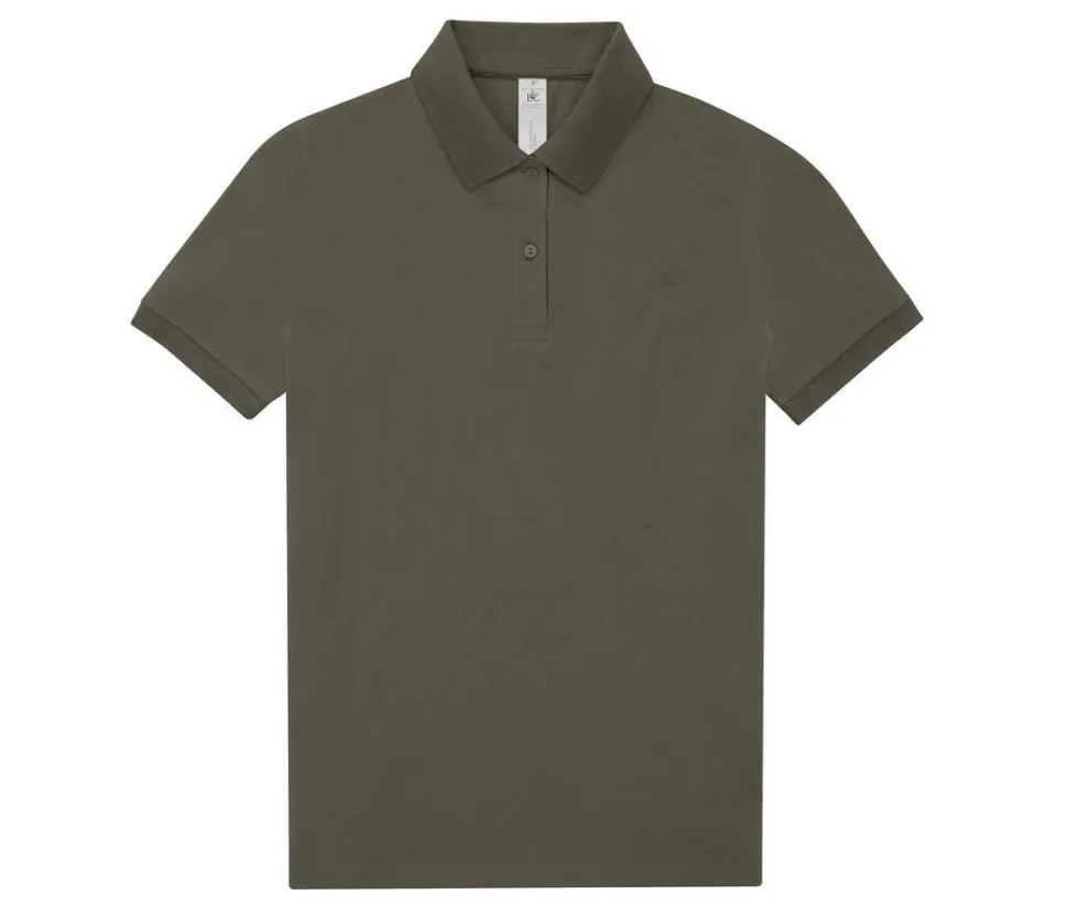 B&C BCW461 - Polo Femme Élégant en Coton Pré-Rétréci
