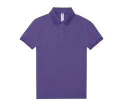B&C BCW461 - Polo Femme Élégant en Coton Pré-Rétréci