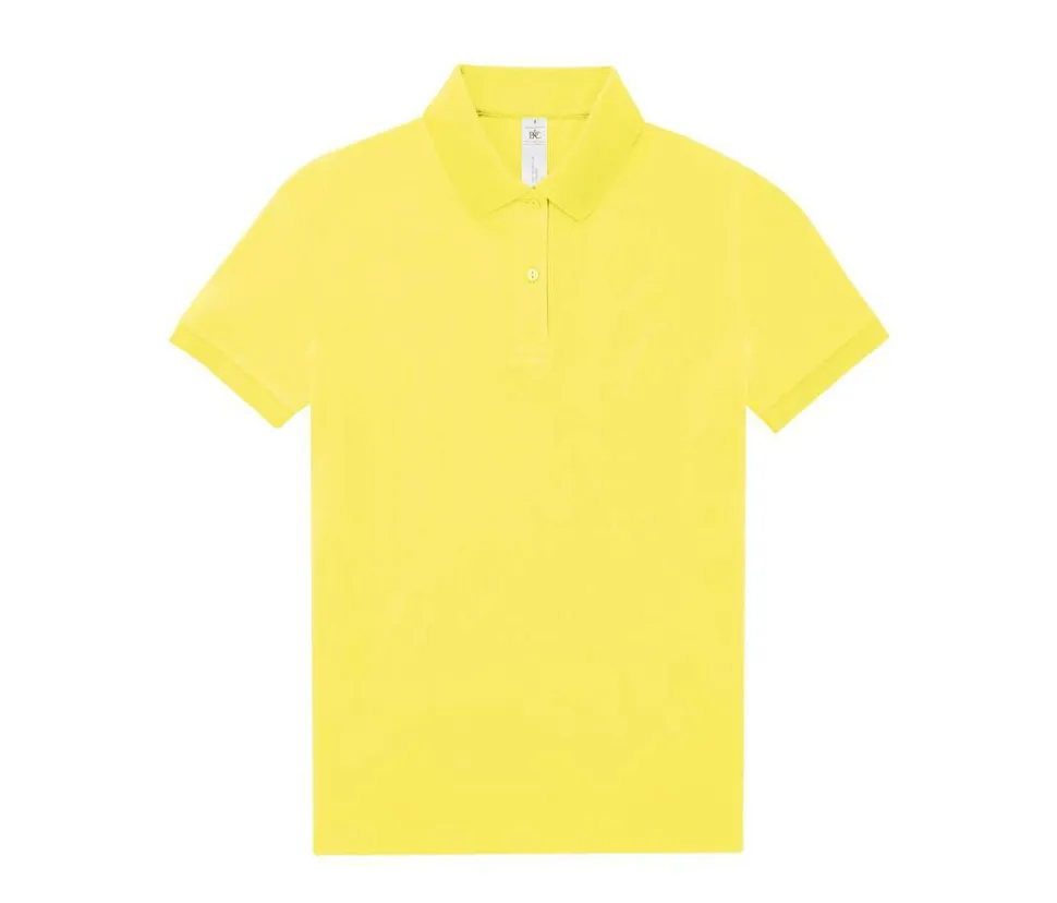 B&C BCW461 - Polo Femme Élégant en Coton Pré-Rétréci