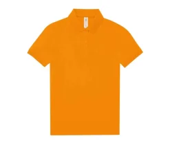 B&C BCW461 - Polo Femme Élégant en Coton Pré-Rétréci