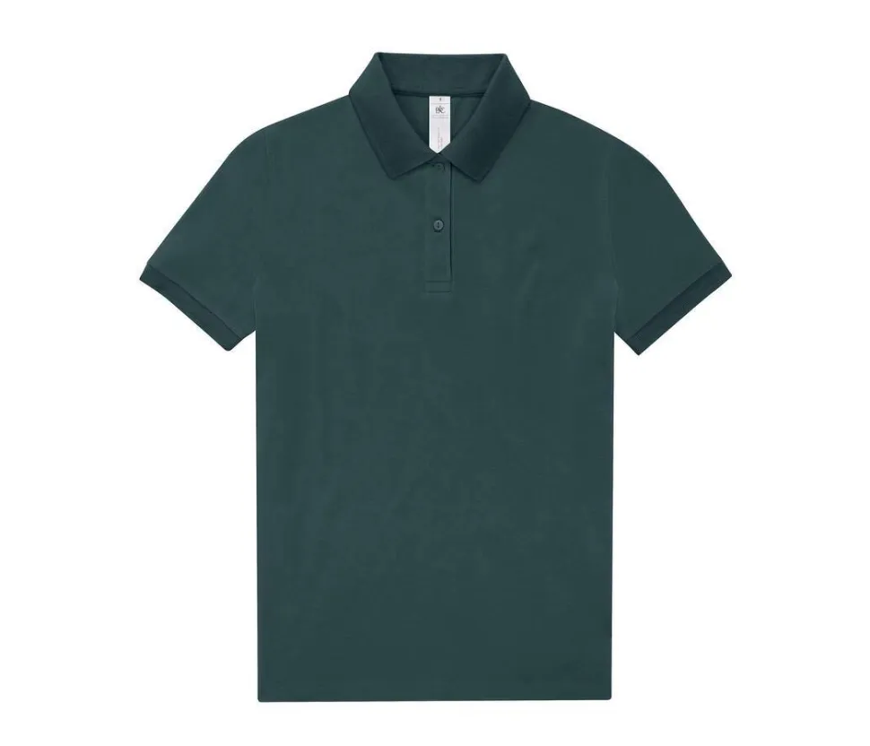 B&C BCW463 - Polo Femme Élégant en Coton Prérétréci