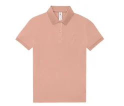 B&C BCW463 - Polo Femme Élégant en Coton Prérétréci