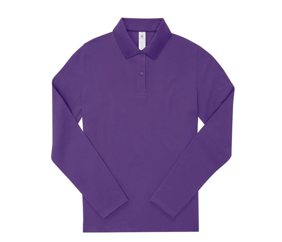 B&C BCW462 - Polo femme manches longues 180